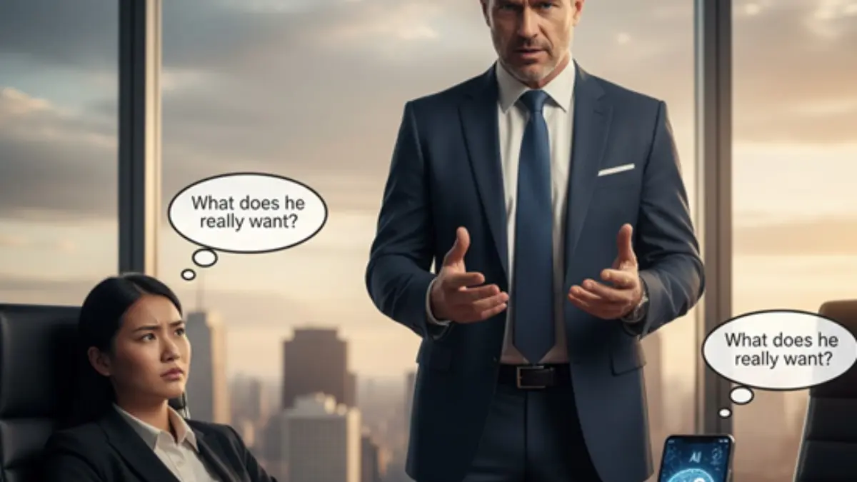 Clear leadership communication for AI and team performance