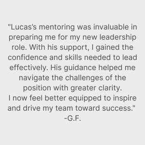 G.F sharing feedback about mentoring by Lucas at Power Inside Out